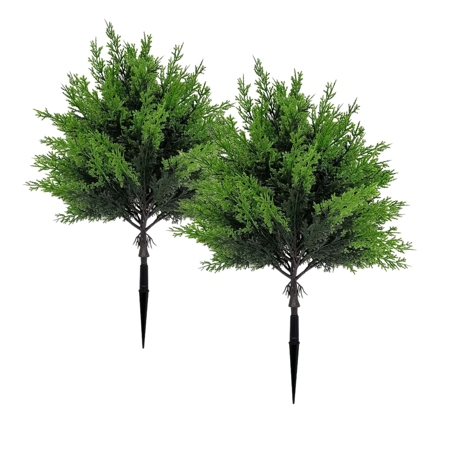 Dracaena Marginata - Vert artificiel d'extérieur, 2 pièces, grands