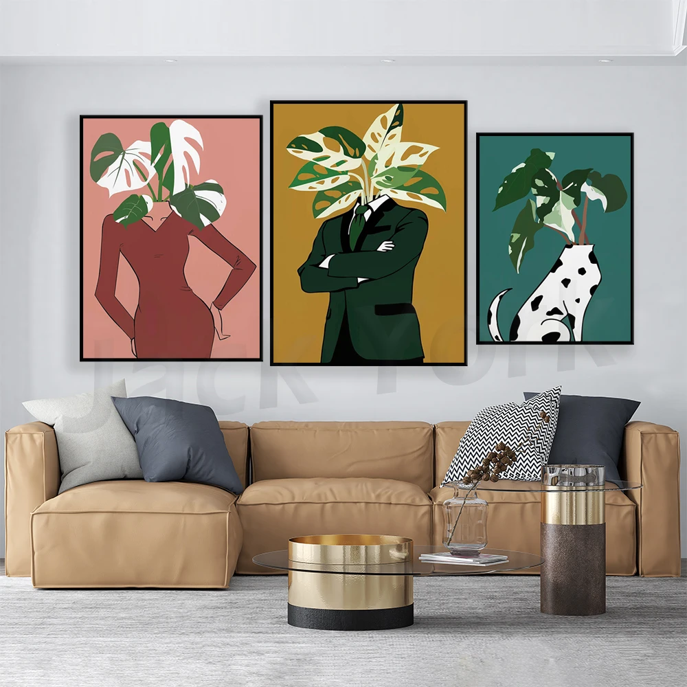 Monstera Albo dans une affiche - Monstera Adansonii avis et prix
