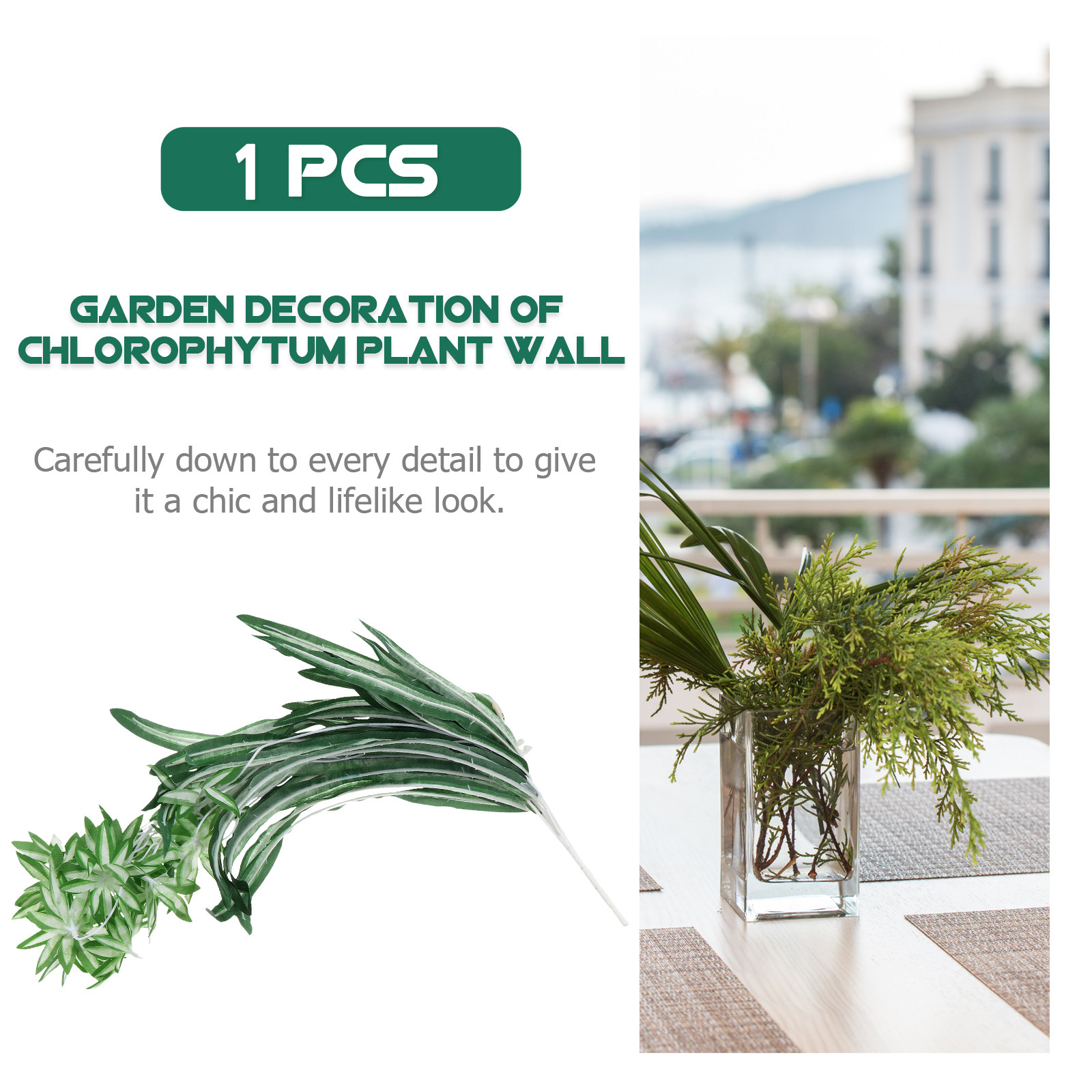 1 pièce de plante artificielle - Spider Plant Hanging avis et prix